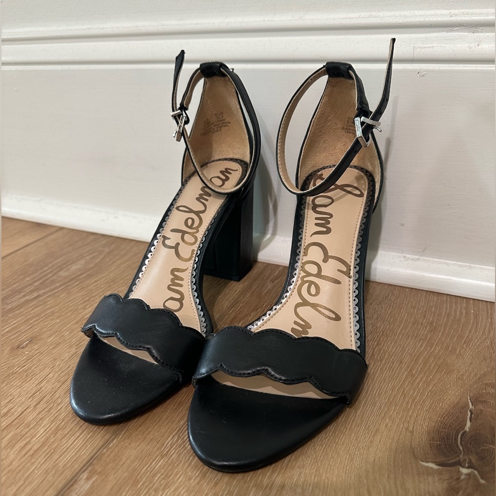 Sam Edelman Black Block Heels